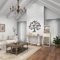 Wood 6 Slot Wall Photo Frame With Floor Stand Brown - Olivia & May -Decor Haven Shop GUEST 6f2678b7 fd0a 4d3f 9c54 ea2619ba7243