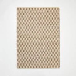 Checkered Stripe Rug Brown - Threshold™ Designed With Studio McGee -Decor Haven Shop GUEST 717c7841 3032 4250 850a 76c5ab372d6b