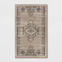 Hancock Distressed Center Motif Rug Beige - Threshold™ -Decor Haven Shop GUEST 7abb6d49 1fa2 45cb 8bc2 da63c76cb8c5