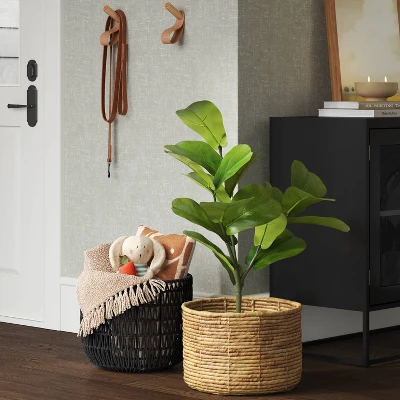 Rope Basket Black - Threshold™ 3 Rope Basket Black - Threshold™