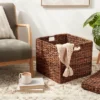 Woven Abaca Folding Lidded Cube Brown - Brightroom™ -Decor Haven Shop GUEST 7ea4390c 9378 486e 8e54 b9f194756a7f