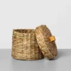 Woven Bath Storage Canister Beige - Hearth & Hand™ With Magnolia -Decor Haven Shop GUEST 800ee1ea a18d 4647 b823 2dc00f09846c