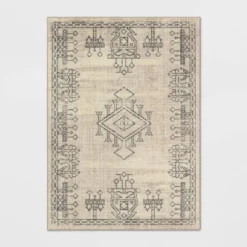 Hancock Distressed Center Motif Rug Beige - Threshold™ -Decor Haven Shop GUEST 83a3285f 266c 4fe0 977c ecd0bb0848d3