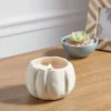 12oz Brushed Abstract Pumpkin Ceramic With Woodwick And Dustcover Pumpkin Woods Candle - Threshold™ -Decor Haven Shop GUEST 854cd598 3167 47a0 be95 5d1559e2b9bf
