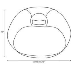 XL Fuzzy Kids' Bean Bag Cream - Pillowfort™ -Decor Haven Shop GUEST 85caa259 fee0 4128 8f84 a6c301573fe4