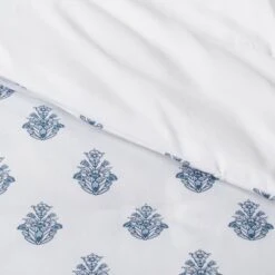5pc Block Print With Border Comforter Bedding Set White/Blue - Threshold™ -Decor Haven Shop GUEST 87dd5d83 f936 452c b43a 910fde851cfd