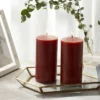 2pk Pillars Warm Cider & Cinnamon Red - Threshold™ -Decor Haven Shop GUEST 88dc92a0 d86a 4bb1 88a9 9a531c06cc3e