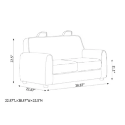 Upholstered Kids' Sofa Gray - Pillowfort™ -Decor Haven Shop GUEST 8bd0e36e 147c 4c1d bcfb 73703a97ebdd