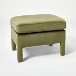 Bellfield Fully Upholstered Ottoman - Threshold™ Designed With Studio McGee -Decor Haven Shop GUEST 8c2ae305 97a8 4ba0 8c59 1bb9984d6dae