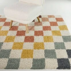 Sydney Rainbow Checkered Shag Kids' Rug - Balta Rugs -Decor Haven Shop GUEST 8ea393bd 9ccd 48b2 b521 b532d0497f66