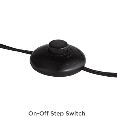 Possini Euro Design Acadia Modern Floor Lamp 71" Tall Black Warm Gold Metal 3 Light Frosted White Glass Globe Shade For Living Room Bedroom Office 8 Possini Euro Design Acadia Modern Floor Lamp 71" Tall Black Warm Gold Metal 3 Light Frosted White Glass Globe Shade For Living Room Bedroom Office - Image 6