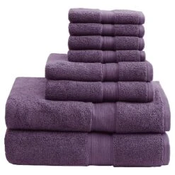 8pc Cotton Bath Towel Set -Decor Haven Shop GUEST 90de7a69 c7ed 4a65 97d2 6e5ba4999534