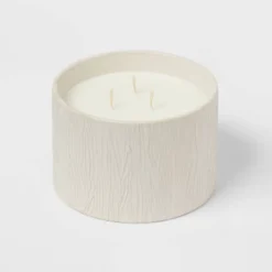 Textured Straight Side Ceramic Warm Cider & Cinnamon Candle White - Threshold™ -Decor Haven Shop GUEST 913d534b 649d 4c6d 9f5e ee9feea56dbd