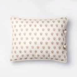 Lofty Cotton Slub Woodblock Print Floral Quilt Sham White/Mauve – Threshold™ Designed With Studio McGee -Decor Haven Shop GUEST 91bdf0cb 01ba 49fd a8d1 d1eea5909891