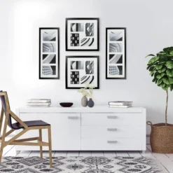 Thin Collage Frame Holds Four 4" X 6" Photos Black - Room Essentials™ -Decor Haven Shop GUEST 92031546 a124 47e0 807c 56020352aad6