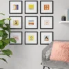 Set Of 9 Gallery Frame Set 10" X 10" Matted To 5" X 5" Black - Room Essentials™ -Decor Haven Shop GUEST 9207bf8f 4198 4900 88c9 d5a0fba36827
