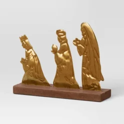 3pc Metal Christmas Nativity Scene Figurine Set - Wondershop™ Gold -Decor Haven Shop GUEST 93fcd2f3 984d 4877 893e 02fc8f94efa5