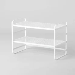 2 Tier Shoe Rack Metal Mesh - Brightroom™ -Decor Haven Shop GUEST 97469fbe 60a1 4d79 b7f6 0432247cf2d3