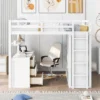Full Size Loft Bed With Drawers, Desk And Wardrobe - ModernLuxe -Decor Haven Shop GUEST 9b9a7aaa 977c 4255 916d e8b69477ac35
