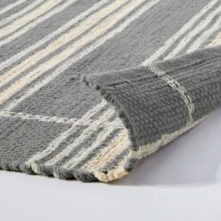 Wool Blend Variegated Stripe Area Rug Dark Gray - Hearth & Hand™ With Magnolia -Decor Haven Shop GUEST 9dd02d18 6d5e 42bb a6fd 2ce15248043f