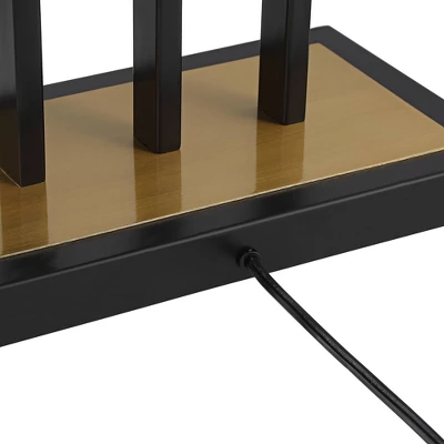 Possini Euro Design Acadia Modern Floor Lamp 71" Tall Black Warm Gold Metal 3 Light Frosted White Glass Globe Shade For Living Room Bedroom Office 7 Possini Euro Design Acadia Modern Floor Lamp 71" Tall Black Warm Gold Metal 3 Light Frosted White Glass Globe Shade For Living Room Bedroom Office - Image 5