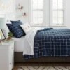 Reversible Microfiber Grid Comforter - Room Essentials™ -Decor Haven Shop GUEST a2411ca3 c7fc 4886 b1f2 8d2c6ace4984