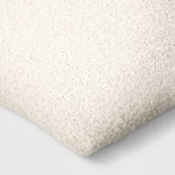 Oversized Teddy Boucle Toss Square Throw Pillow - Threshold™ -Decor Haven Shop GUEST a26ab696 c541 4a31 bda7 7e21e84b5160
