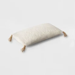 Oversize Woven Jacquard Lumbar Throw Pillow With Tassels - Threshold™ -Decor Haven Shop GUEST a2713fcb 3e81 4cdf ae34 65a1c679a934