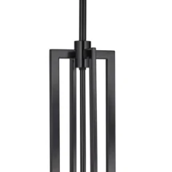 Possini Euro Design Sundry Semi Gloss Black Drum Pendant Chandelier 24" Wide Modern Double Shade 4-Light Fixture For Dining Room Foyer Kitchen Island -Decor Haven Shop GUEST a3e337ea 13e0 4a77 8652 06f0a7dde4e7