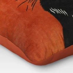 Fierce Cat Applique Cotton Velvet Square Halloween Throw Pillow - Threshold™ -Decor Haven Shop GUEST a42b8619 8be8 49c8 b26e d8937eea5670