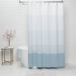 Shower Curtain Ombre Aqua - Threshold™