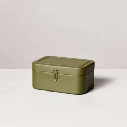 Decorative Metal Storage Box Green - Hearth & Hand™ With Magnolia -Decor Haven Shop GUEST a8afceba 0ae7 4309 ba71 a0e1832484a9