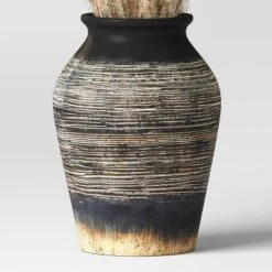 Grass Arrangement In Ceramic Pot Black - Threshold™ -Decor Haven Shop GUEST a8b7bc55 e7f2 41c9 ad42 4006f370c4b4