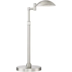 Possini Euro Design Eliptik Modern Desk Table Lamp 24 1/2" High Satin Nickel LED Swing Arm Adjustable Height For Bedroom Living Room Nightstand Office 15 Possini Euro Design Eliptik Modern Desk Table Lamp 24 1/2" High Satin Nickel LED Swing Arm Adjustable Height For Bedroom Living Room Nightstand Office -Decor Haven Shop GUEST aa0f4a29 bec0 4111 8c72 01b67ee54c62