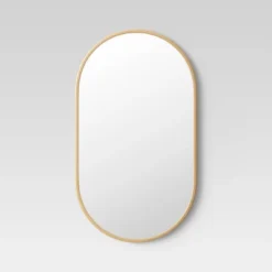 16" X 28" Metal Oval Pill Mirror - Project 62™ -Decor Haven Shop GUEST ac1a0369 9fed 4f6b 991e 2e92167e9794