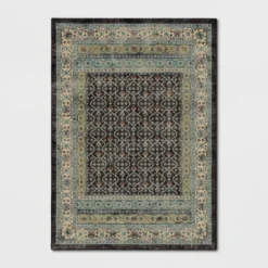 Distressed Geometric Tufted Area Rug Green - Threshold™ -Decor Haven Shop GUEST ac2e2a72 b0f8 400b a4d8 135964324c89