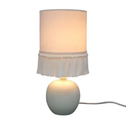 Small Table Lamp With Fringe Shade Off-White (Includes LED Light Bulb) - Opalhouse™ Designed With Jungalow™ -Decor Haven Shop GUEST b032319a c7f7 464d ab2a a2536f5698f3