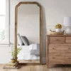 30" X 70" Oversize Leaner French Country Wood Mirror Natural - Threshold™ -Decor Haven Shop GUEST b0775dda a4ab 4c21 9c2e 75de44fc7b68