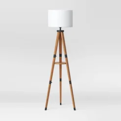 Tripod Floor Lamp With Shelf Brown Wood - Threshold™ -Decor Haven Shop GUEST b1b8ca20 55ea 4c4e bc34 1f4ca7a73cd2