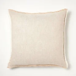 Oversized Reversible Linen Square Throw Pillow With Frayed Edges - Threshold™ Designed With Studio McGee -Decor Haven Shop GUEST b24eae29 d0b8 4a56 a4ef 09c04c3955b4