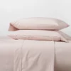 300 Thread Count Organic Cotton Solid Sheet Set - Threshold -Decor Haven Shop GUEST ba8879aa 7511 4fd1 9bca 2772b2b6e3c1