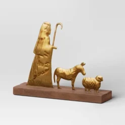 3pc Metal Christmas Nativity Scene Figurine Set - Wondershop™ Gold -Decor Haven Shop GUEST bcd21d8b eddc 42c9 a03d b270bd2e7975