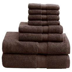 8pc Cotton Bath Towel Set -Decor Haven Shop GUEST c07b04d1 8823 4ea2 ad79 94f979ea6db4