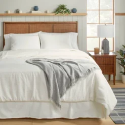 Fine Stripe Duvet & Sham Set Twilight Taupe/Sour Cream - Hearth & Hand™ With Magnolia -Decor Haven Shop GUEST c27ed094 d019 497e 86b4 0a670b3b9450