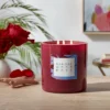 28oz Glass Sandalwood Rose Candle Burgundy - Opalhouse™ -Decor Haven Shop GUEST c434c36f 9024 4a6b a515 9b2129a653a9