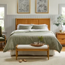 3pc Washed Loop Stripe Comforter Bedding Set - Hearth & Hand⢠With Magnolia