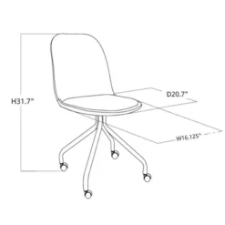 Rolling Kids' Desk Chair - Pillowfort™ -Decor Haven Shop GUEST c506529f 509a 4830 adac 351a76fbb9d6