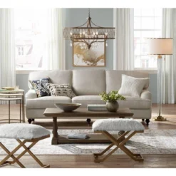 Possini Euro Design Cadence Modern Floor Lamp Standing 62" Tall Crystal Glass Column Satin Brass Linen Drum Shade For Living Room Bedroom Office House 16 Possini Euro Design Cadence Modern Floor Lamp Standing 62" Tall Crystal Glass Column Satin Brass Linen Drum Shade For Living Room Bedroom Office House -Decor Haven Shop GUEST c62cd808 99b9 4503 8d86 d6b999d99f7c