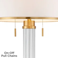 Possini Euro Design Cadence Modern Floor Lamp Standing 62" Tall Crystal Glass Column Satin Brass Linen Drum Shade For Living Room Bedroom Office House 13 Possini Euro Design Cadence Modern Floor Lamp Standing 62" Tall Crystal Glass Column Satin Brass Linen Drum Shade For Living Room Bedroom Office House -Decor Haven Shop GUEST ca16b7ce 07a6 4449 89e6 d12a22ac27f0