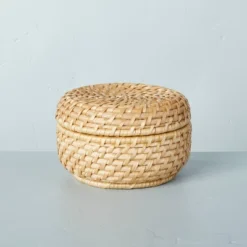 Woven Basket With Lid Natural - Hearth & Hand™ With Magnolia 10 Woven Basket With Lid Natural - Hearth & Hand™ With Magnolia -Decor Haven Shop GUEST cd13636c be60 427b b7e0 6ad52733400f